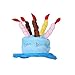 Pet Birthday Party Hat for Small Cats & Dogs, Birthday Cake & Candles Design (Blue)
