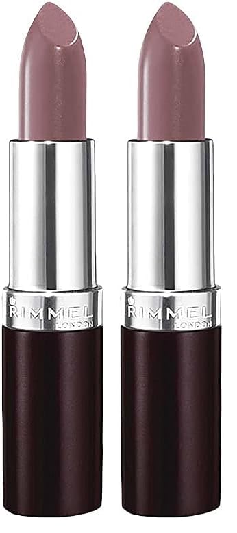 Rimmel London Lasting Finish Lipstick, 264 Coffee Shimmer, 4 g (Pack of 2)