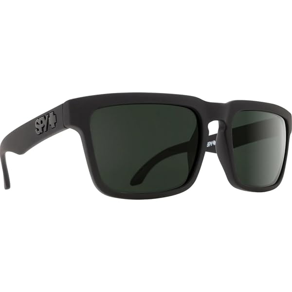 Spy+ Dirty Mo Sunglasses – Matte Black Frame / Gray Lens – 100% UV Protection, Unisex