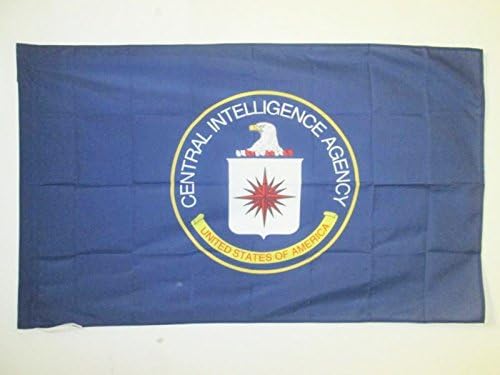 AZ FLAG, CIA of United States Flag, 2x3 Ft, Central Intelligence Agency Banner with Sleeve, 100% Polyester, Fade Resistant