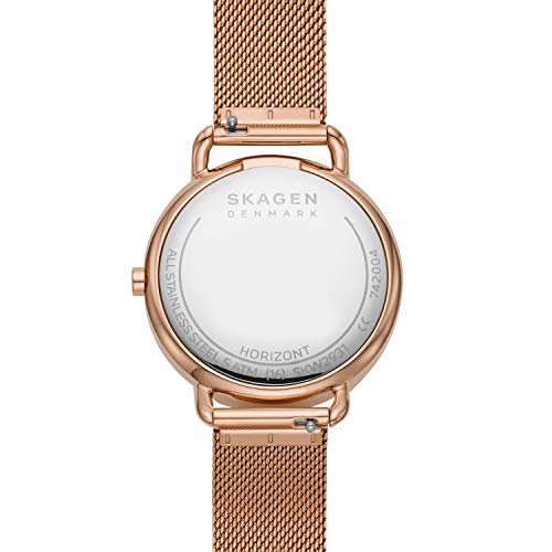 Skagen-Womens-Quartz-Watch-with-Stainless-Steel-Mesh-Strap-Rose-Gold-16-Model-SKW2931