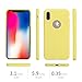Pofesun Silicone iPhone Xs Case/iPhone X Case, [5 Pack] Ultra Thin Slim Fit Soft Flexible Gel Rubber Cover Compatible with iPhone X/iPhone Xs 5.8 inch 2018 - White, Blue, Mint, Pink, Yellow
