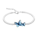 Butterfly Bangle Bracelet, Easter Day Gift T400 Jewelers 