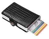Secrid Men Twin Wallet Genuine Leather Amazon RFID Safe Card Case for max 16 cards