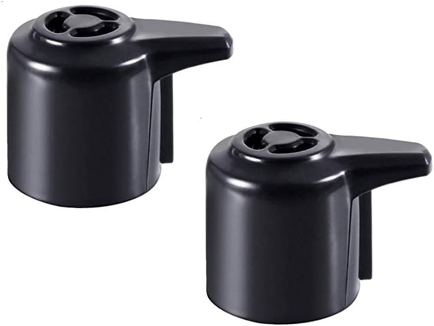 Steam Release Vavle Handle(Pressure Valve) for Instant Pot Duo Mini 3 Qt, Duo Plus Mini 3 Qt, DUO60 6 Qt and DUO80 8 Qt Programmable Pressure Cooker(Pack of 2,Black)