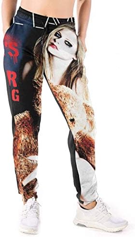 Av-ril Lav-igne Lady Casual Jogger Adjustable Waist Sweatpants Yoga Pants,Hip Hop Pants with Pocket
