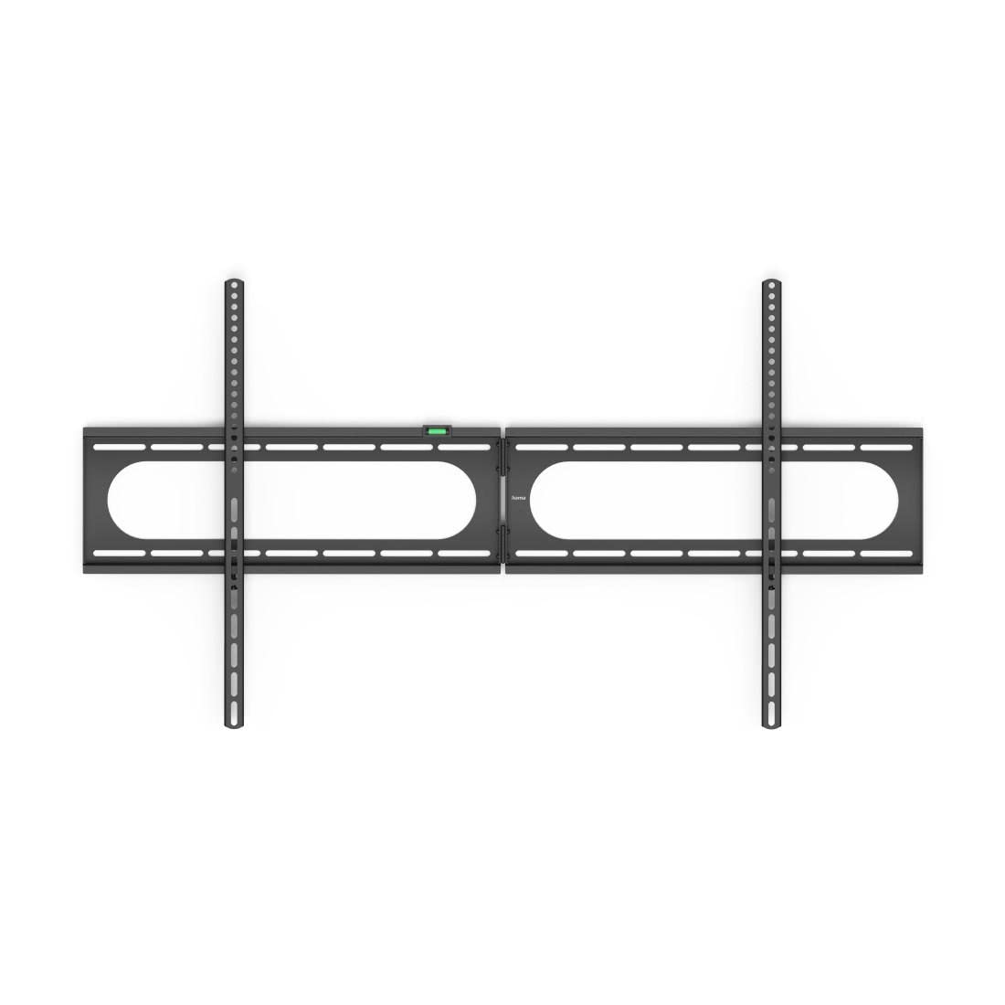Hama Fixed TV Wall Mount, Strong, 1100 x 600, 305 cm (120 Inches), Black