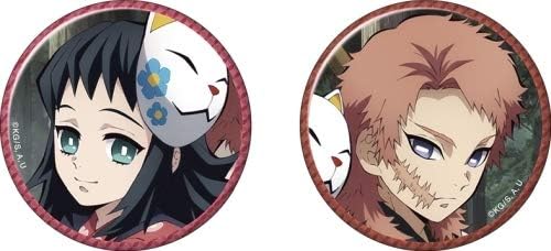 Amazon 鬼滅の刃 缶バッジセット 真菰 錆兎 バッジ ホビー