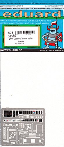1:35 Eduard Photoetch D9r Doobi Armor Slats Interior