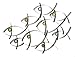 Deco 79 Metal Fish Decor, 39 by 27-Inch