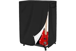 Gicov Guitar Stand Cover Multi Guitar Dust Cover Acoustic Guitar Stand Storage Cover with Zipper and Handle for Home Studio Stage (Cover Only) (36"Lx19"Wx43"H)