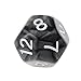 Pack of 10pcs Black Twelve Sided D12 Dice Playing D&D Warhammer RPG Board Game Favours