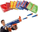 Mu&Nin Refill Darts for Nerf Gun 100PCS 5 Colors Foam Bullets Storage Bag Elite view 7