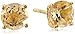 Amazon Collection Gold-Plated Sterling Silver and Citrine Earrings