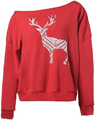 GAMISS Women Off Shoulder Sweatshirts Casual Tops Pullovers Plus Size