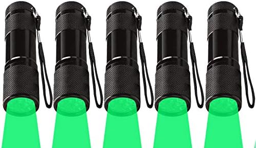 Ulako Tactical Green Light Flashlight Torch Single 1 Mode For Hunting Hog Pig Coyote Varmint Predator Detector