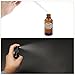 Pack of 12, 1 oz Amber Glass Bottles with Black Fine Mist Sprayers by Mavogel, Including 2 Extra Black Fine Mist Sprayers, 2 Stainless Steel Mini Funnel, 2 Transfer Pipettes, 12 Bottle Labels