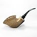 FULUSHOU Tobacco Pipe Mediterranean Briar Wood Block - Semi-Finished Tobacco Pipe -Style 5