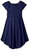 Scout + Ro Girls' High/Low Dress With Waist Detail