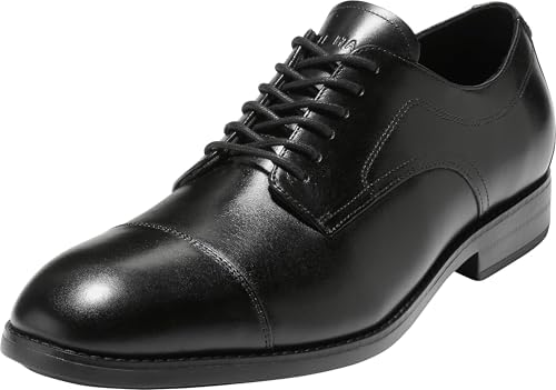 Amazon.com | Cole Haan Men's Grand+ Pratt Cap-Toe Oxfords, Black