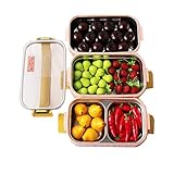 Tinaforld Lunch Box Bento Box 304 Stainless Steel