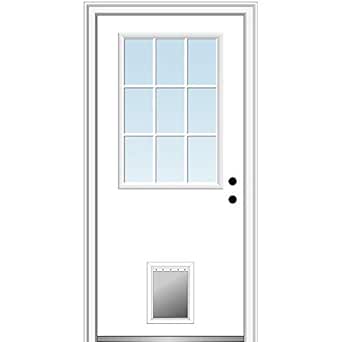 30 x 80 storm door with pet door