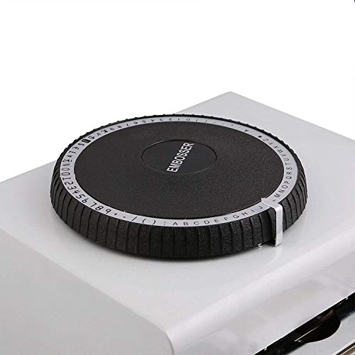 SHZOND Embossing Machine 72 Characters Card Embosser Printer Gift Card Credit ID PVC Card Embosser Stamping Machine Manual Embosser Machine (Renewed) - Thumbnail 6