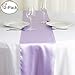 Tiger Chef 12-Pack Lavender 12 x 108 inches Long Satin Table Runner for Wedding, Table Runners fit Rectange and Round Table Decorations for Birthday Parties, Banquets, Graduations, Engagements primary