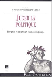 Juger la politique