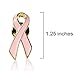 Official Breast Cancer Awareness Pink Lapel Pin - 10, 50, 100 Units