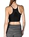 Fittin Padded Sports Bra High Impact Support with Wide Underband for Yoga Workout Fitness Gym Jogging 3-Pack Black Grey Blue L