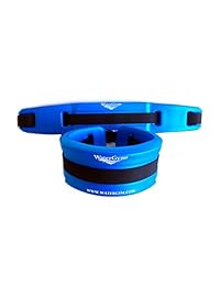 watergym Cinturón flotador para Aqua de aeróbic acuático Jogging y Ejercicio de aguas profundas   Tamaño Med large-blue