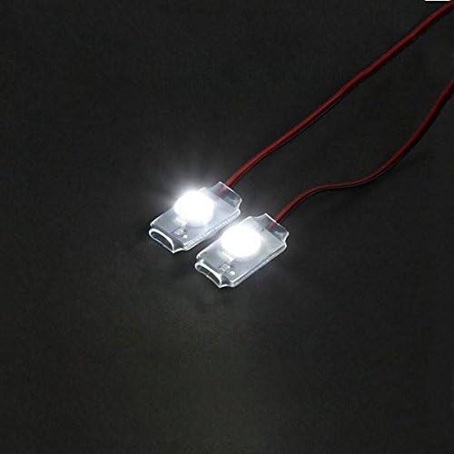 SICA RC Lander LED Light Set Super Bright 2 x White / Blue Add On for RC Models ( White )