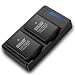 BESTON 2-Pack EN-EL14 / EN-EL14a Battery Packs and USB Charger for Nikon D3100 D3200 D3300 D3400 D3500 D5100 D5200 D5300 D5500 D5600 DF Coolpix P7000 P7100 P7700 P7800 Cameras