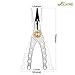 Booms Fishing X1 Fishing Pliers Saltwater Hook Remover with Lanyard and Sheath