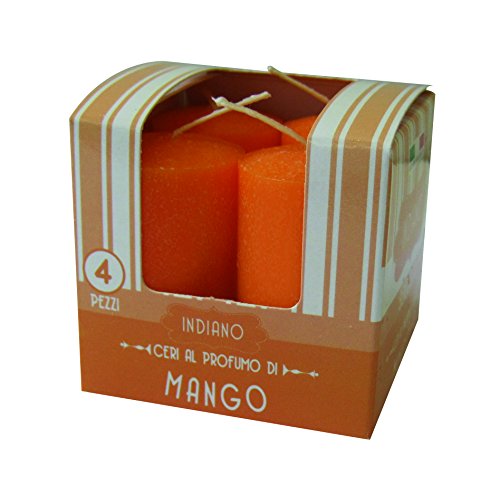 Cereria di Giorgio Melrose Ceretti Duft, Wachs, Orange, 3 x 3 x 5.5 cm, 4 Einheiten
