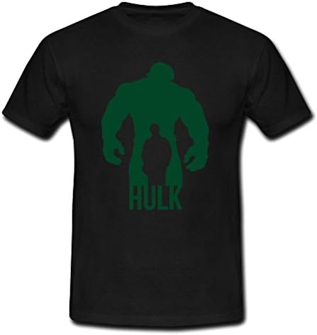 MsMr Men's Hulk Custom Short Sleeve Tee / Big Tall T Shirt(Black,4XL)