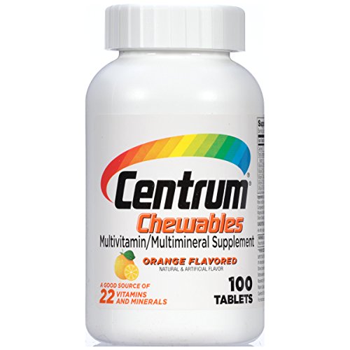 Centrum Adult (100 Count) Multivitamin / Multimineral Supplement Chewable Tablet, Vitamin D3