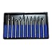 eBoTrade 10 Pieces Tungsten Carbide Rotary Burr Set, 1/8