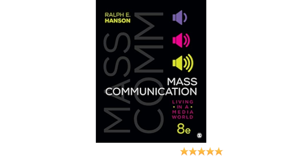 Mass Munication Living In A Media World 9781544382999 Munication Books 