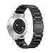 SHANGPULE Replacement Bands for Withings Nokia Steel HR Tracker, Stainless Steel Metal Bracelet Strap for Withings Nokia Steel HR 40mm/36mm (Metal Black, 36mm)
