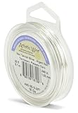 Artistic Wire 18-GaugeTarnish Resistant Silver Wire, 20-Feet