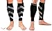 Rikedom Sports Calf Sleeves Guard Socks,Black,Large