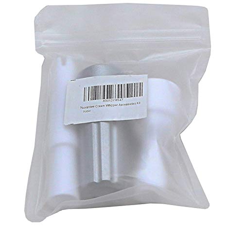 Nuvantee Cream Whipper Replacement Parts Kit - with 3 Decorating Nozzles & Aluminum Charger Holder - Compatible with Most Whipped Cream Dispensers - Thumbnail 4