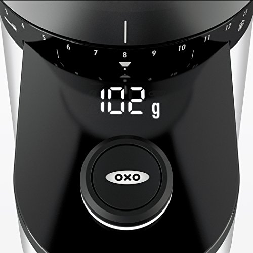OXO Brew Conical Burr Coffee Grinder with Scale in Kuwait Whizz
