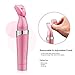 Bikini Trimmer, 4 in 1 Women Shaver Eyebrow Trimmer Nose Trimmer Battery Operated Bikini Grooming Kit Mini Portable Design Women Groomer Kit for Bikini Area/Armpit/Arm/Leg (Pink)