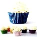Xlloest Mini Cupcake Liners Muffin Wrappers Rainbow Bright Baking Cups Paper, 400 Pack