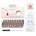 HIGH'S Single Color Series Classic Collection Manicure Nail Polish Strips Nail Wraps, Saddle Brown