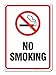 No Smoking Signs for Business Sign, 10x7 Inches, Rust Free .040 Aluminum, Fade Resistant, Made in USA by Sigo Signs