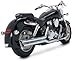 Vance and Hines Big Shots Staggered Chrome Full System Exhaust for Honda 2003-0 - One Size